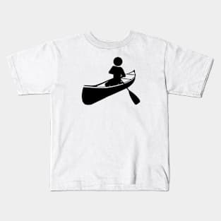 Canoeing at Play Kids T-Shirt